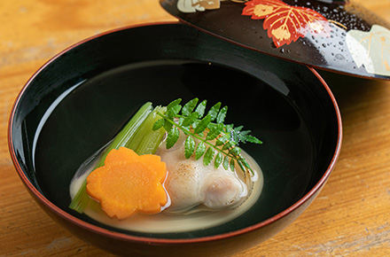 大蛤のお吸い物
